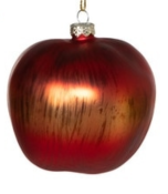 Glass Fruit Christmas Ornament