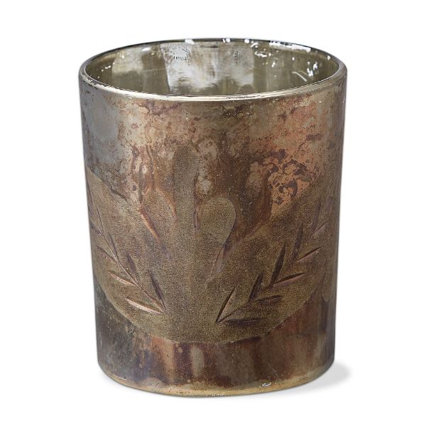 Shimmer Handcut Leaf Tealight Holder