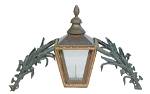 Cast Iron and Copper Entryway Gas Lantern