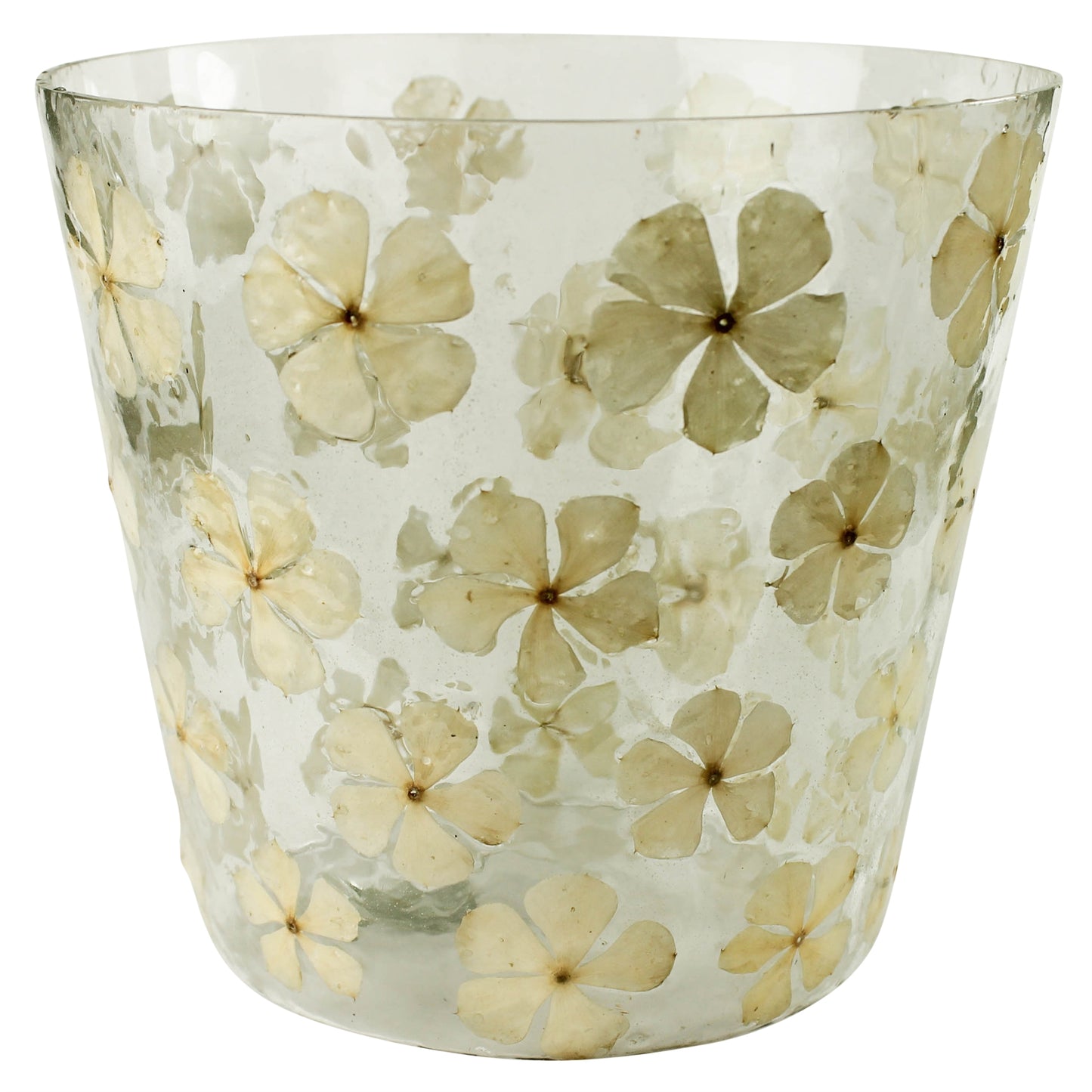 Enameled Flower Hurricane