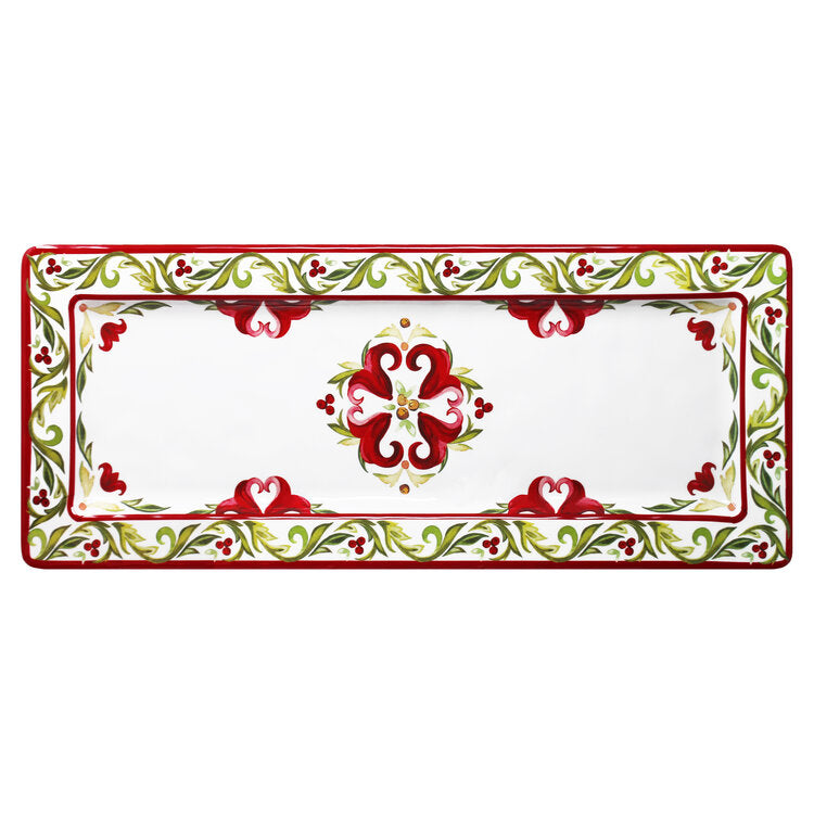Vischio Holiday Rectangle Serving Platter