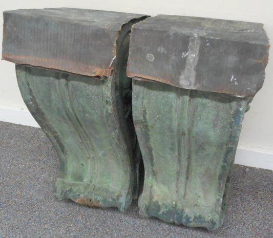 Pair of Copper Corbels