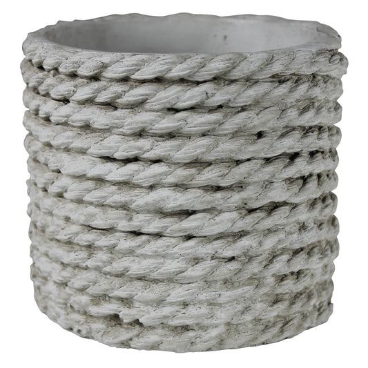 Rope Cachepot, Cement