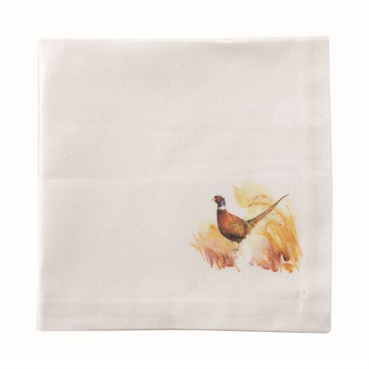 Pheasant Napkin, Set of 4