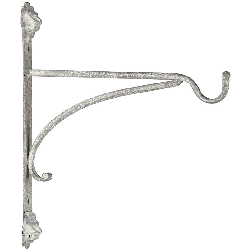 Aged Metal Lion Hanging Basket Hook