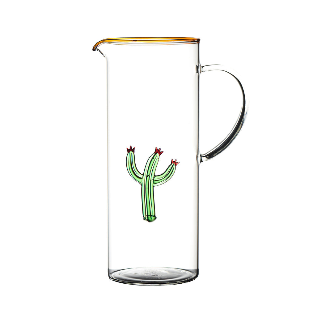 Aztec Cactus Cocktail Pitcher
