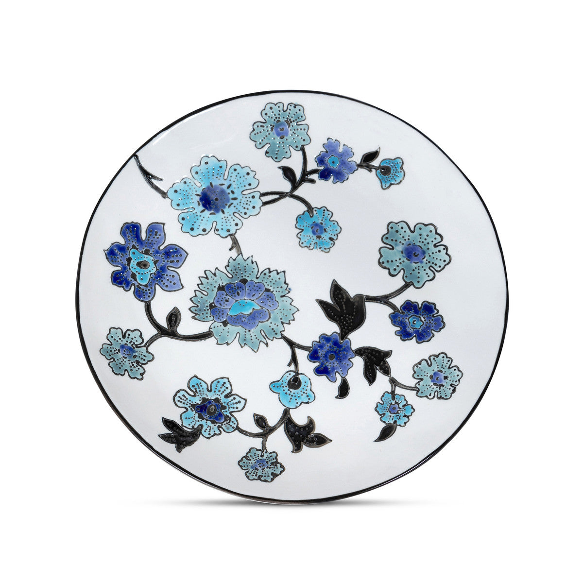 Periwinkle Vine Pattern Dinner Plate, Set of 4