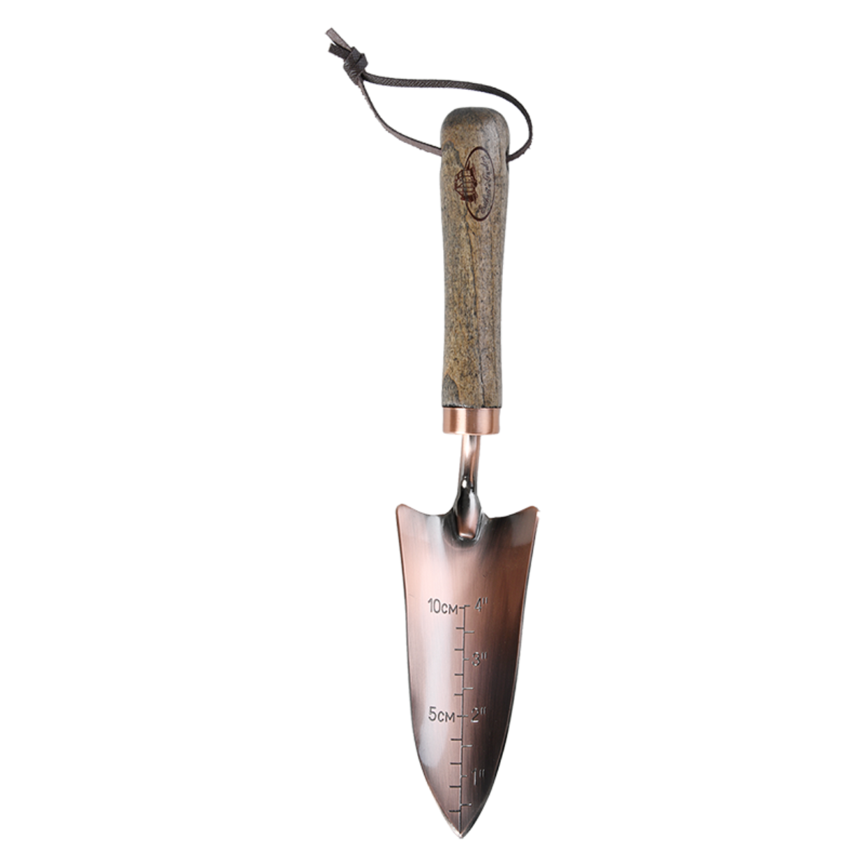 Copper Plated Transplanter Shovel, Carbon Steel/Wood