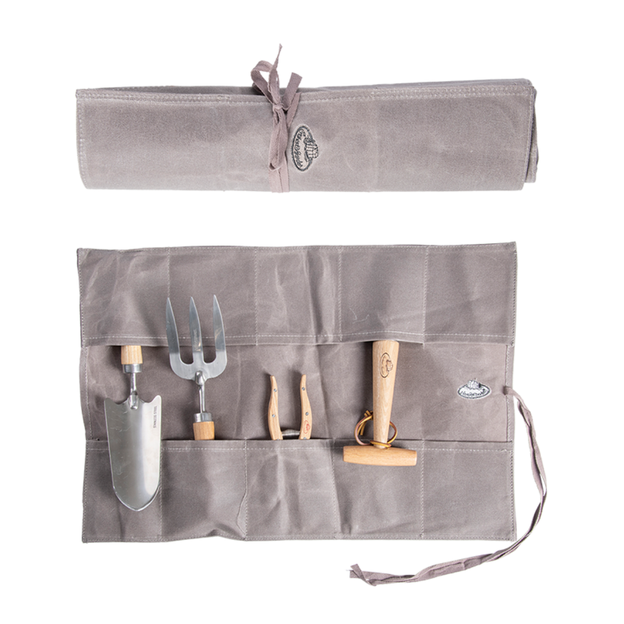 Waxed Canvas Garden Tool Pouch