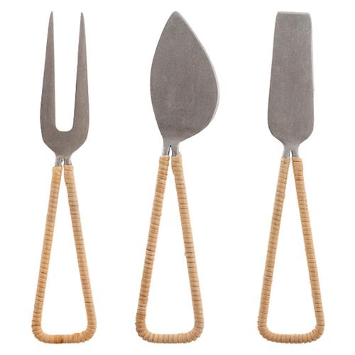 Catalina Cane Wrapped Cheese Tools
