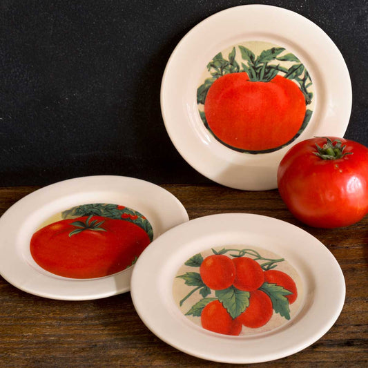 Tomato Appetizer Plate, Set of 4