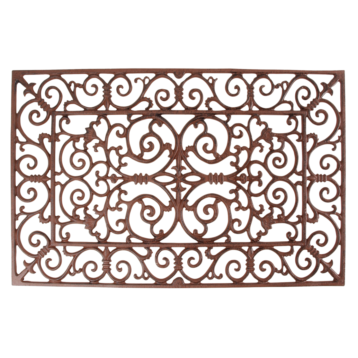 Scroll Doormat in Cast Iron