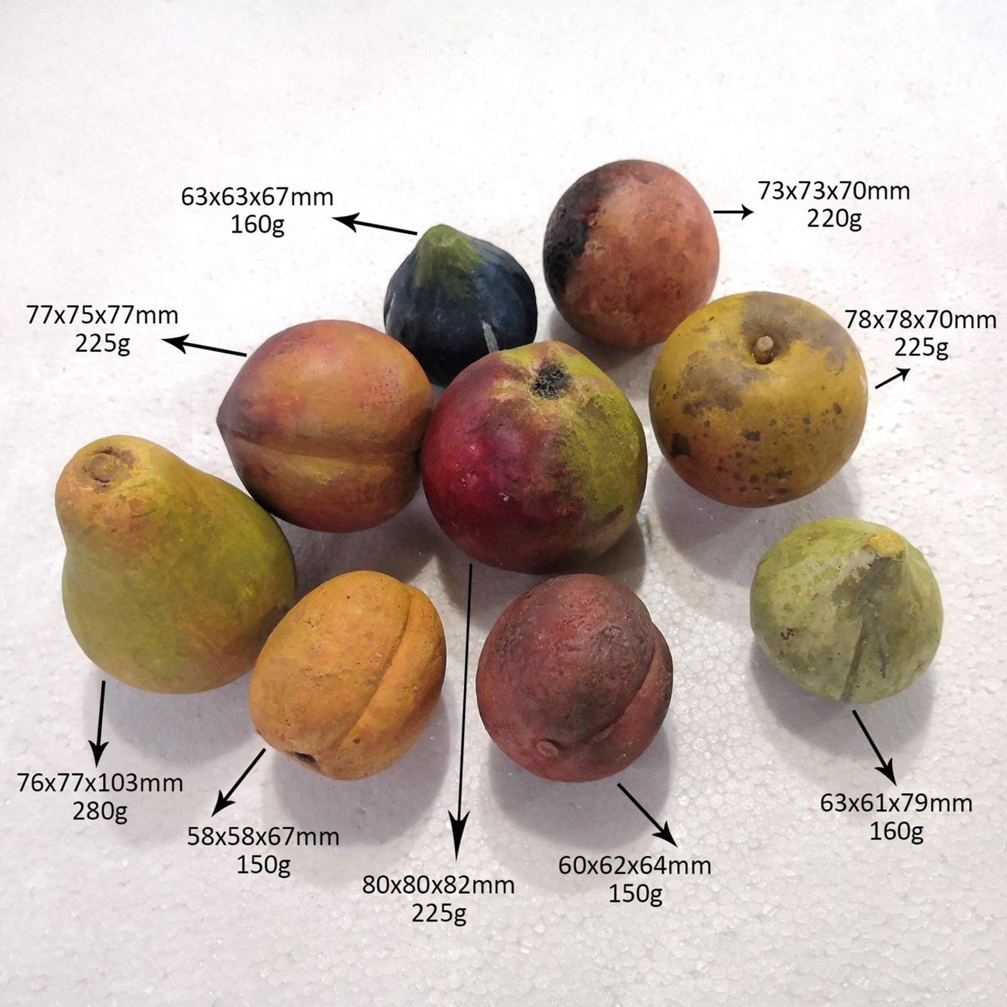 Antique Finish Fruit, Assorted Style