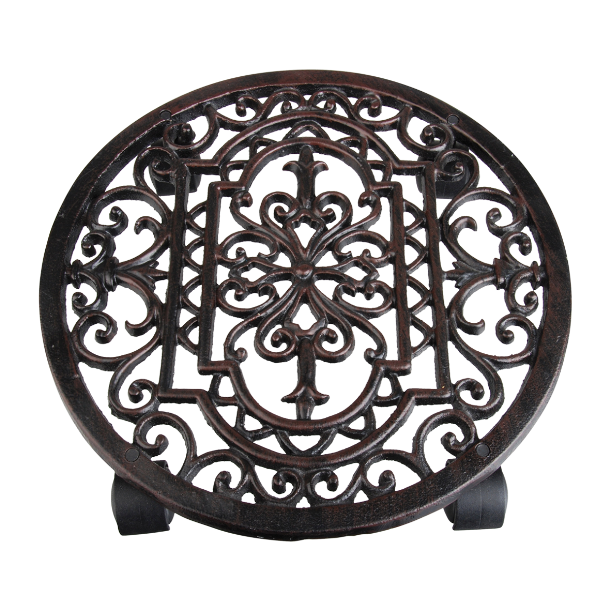 Round Plant Trolley, Cast Iron