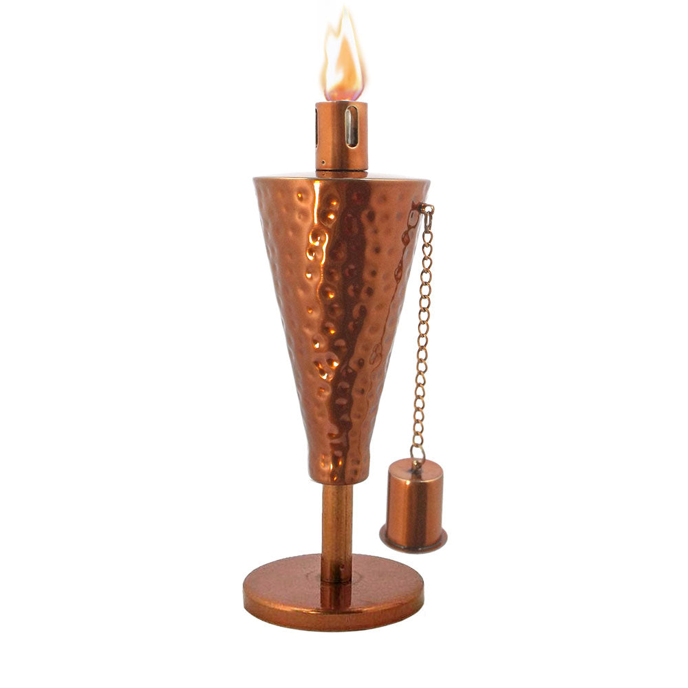Anywhere Torch - Table Top Hammered Copper Cone