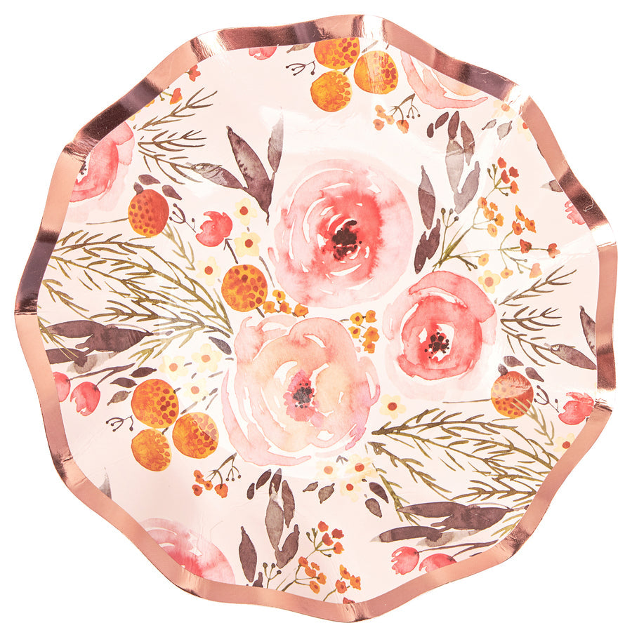 Wavy Appetizer/Dessert Paper Bowl
