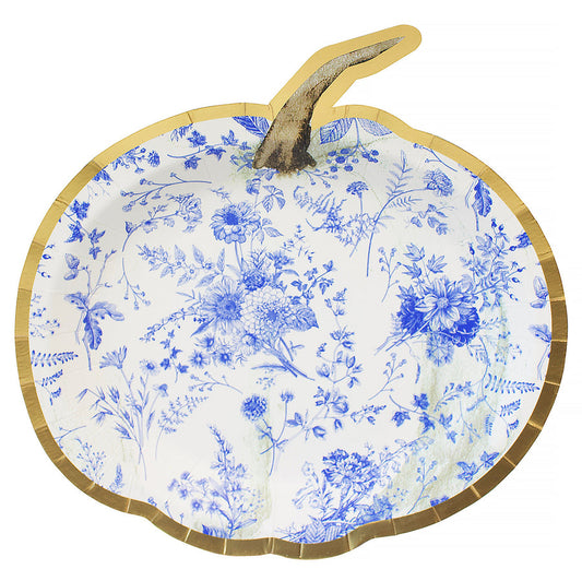 Pumpkin Paper Plate Timeless/8PK