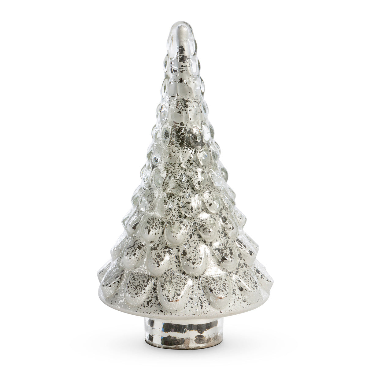 Icy Glass Tabletop Fir Tree