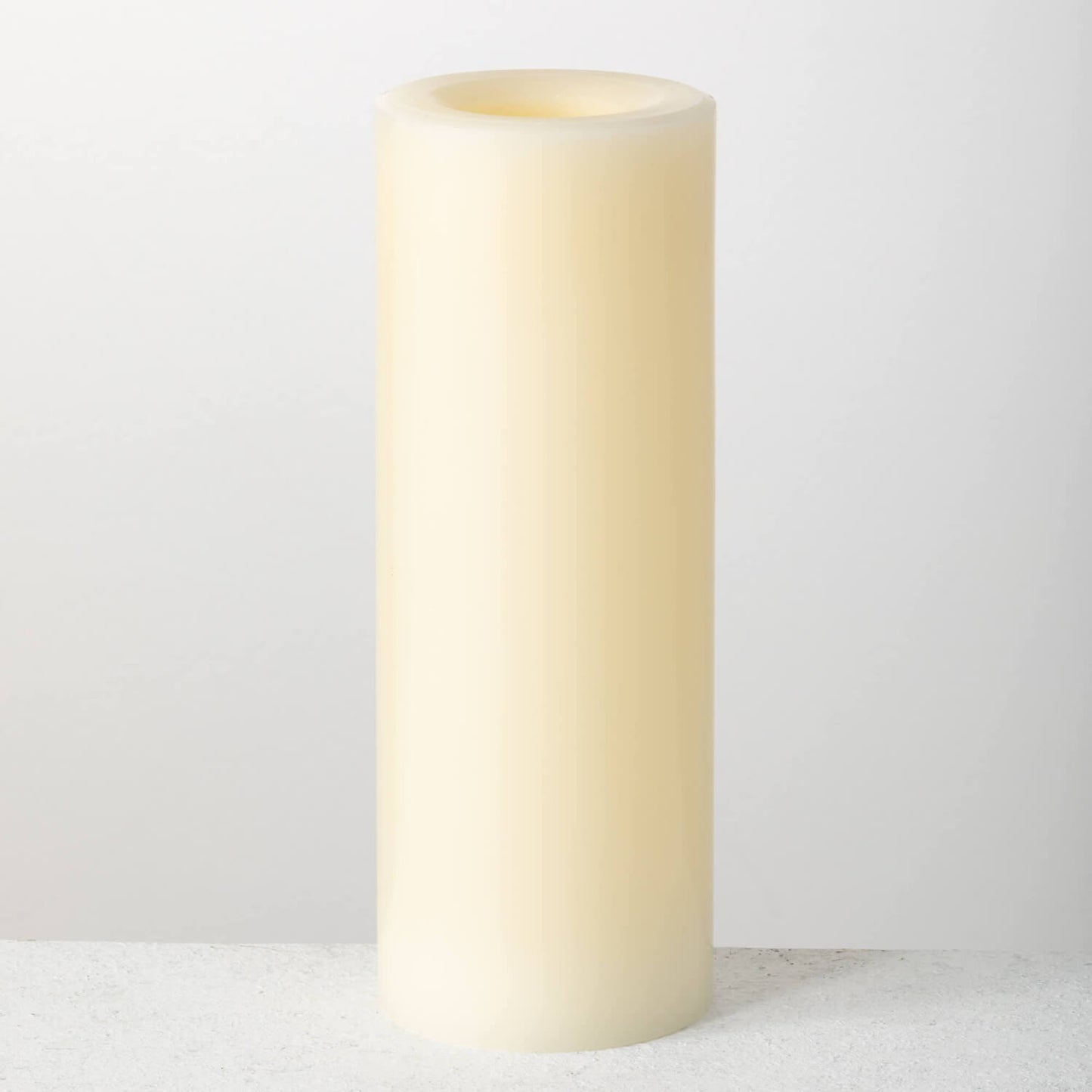 All Weather LED Pillar Candles - Beige