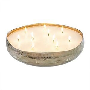 Multi Flame Candle XL, Silver - Amber Spruce