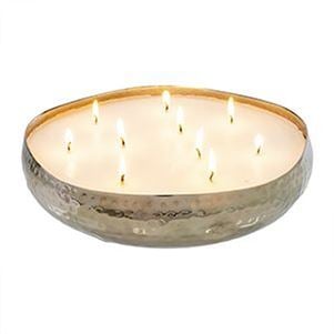 Multi Flame Candle Silver - Amber Spruce