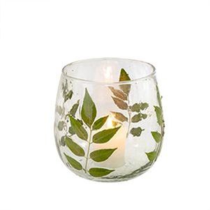 Pressed Leaf Votive