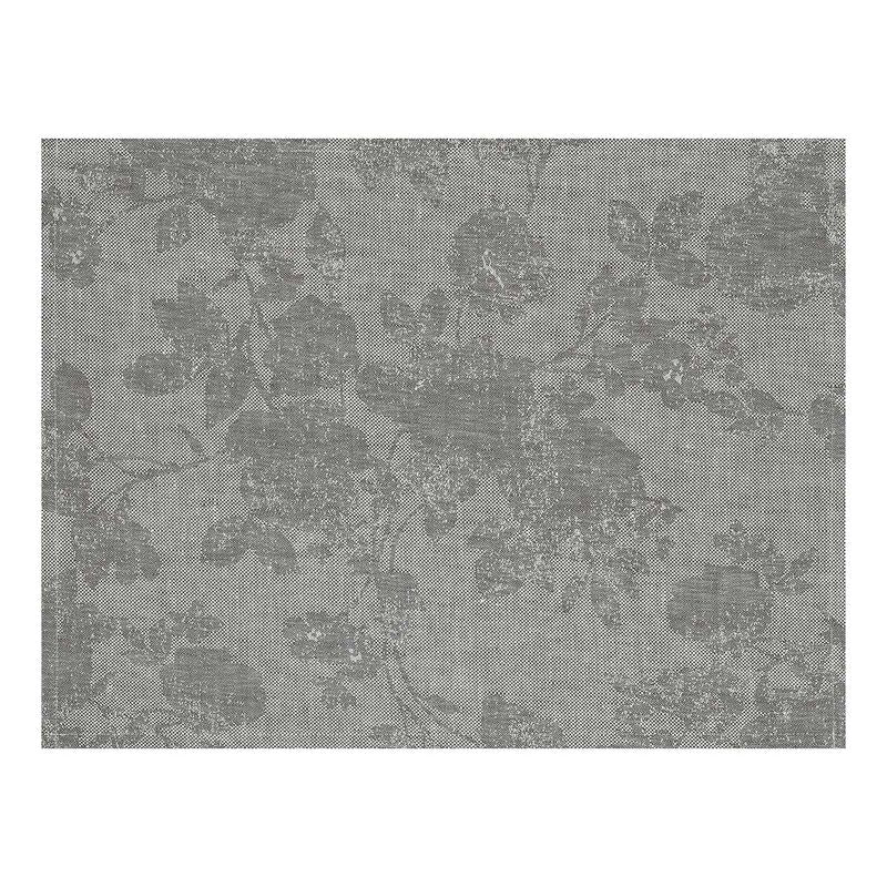Le Jacquard Francais Casual Flower Blue Placemat, Set of 4