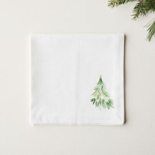 Tree Forest Napkin Printed, Set of 4