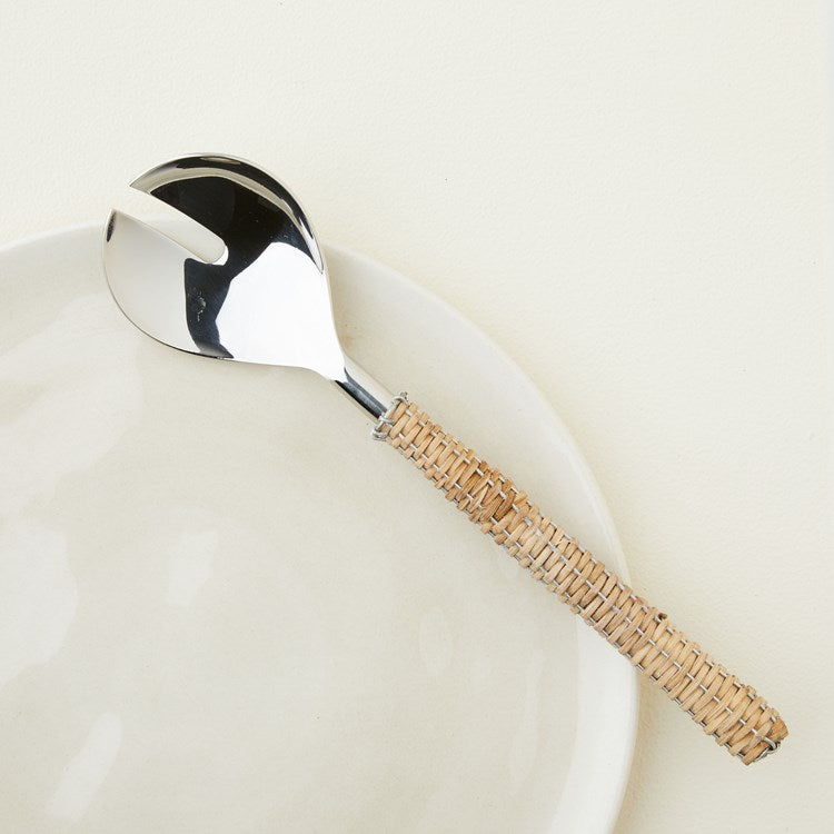 Wicker Handle Serving Fork