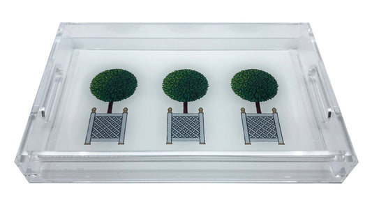 Topiary Acrylic Vanity Tray