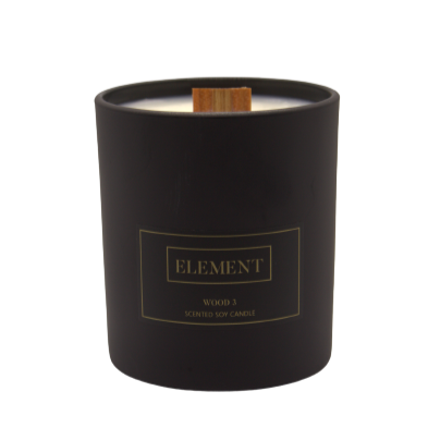 Wood 3 Candle