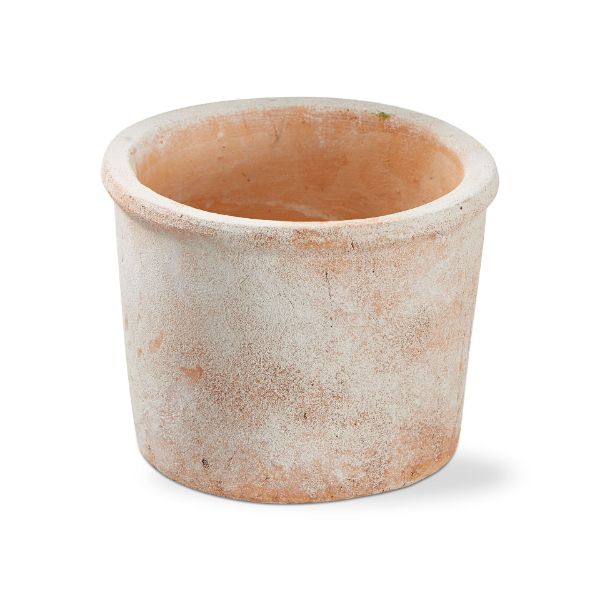 Whitewashed Terracotta Planter