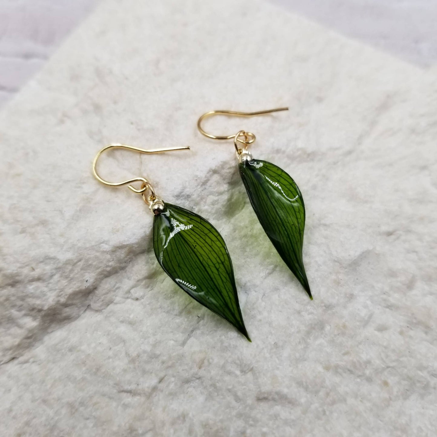 Bamboo Leaf Earrings