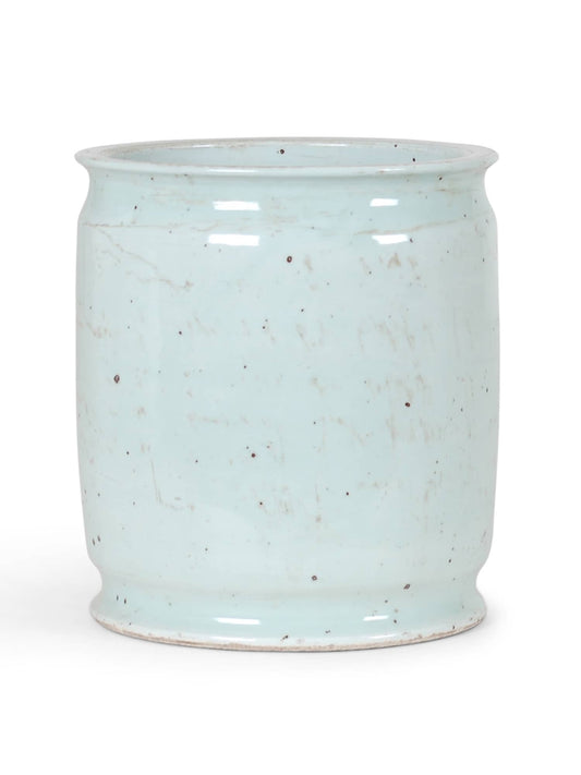 Foot Stomped Celadon Cachepot