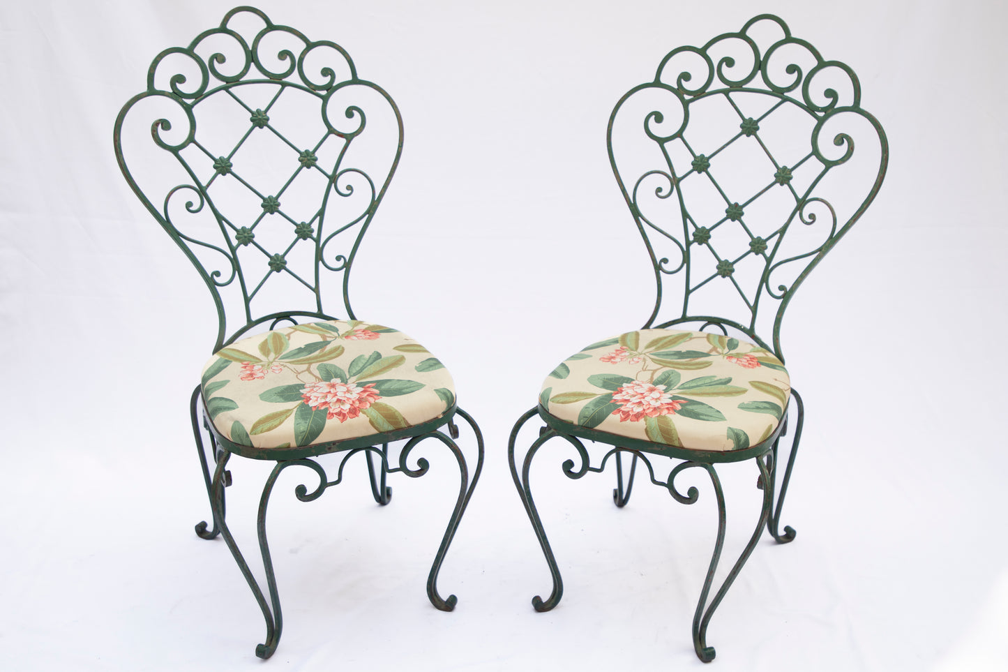 Pair of Wrought Iron Chairs