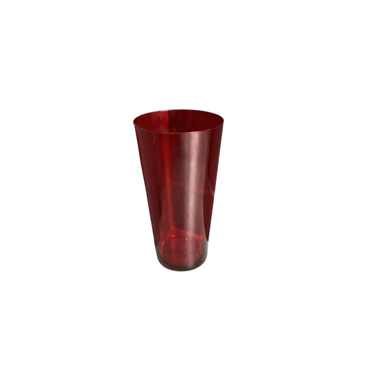 Red Glass Vase