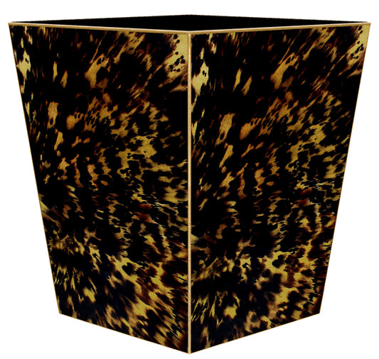 WB8440-Tortoise Shell Wastepaper Basket