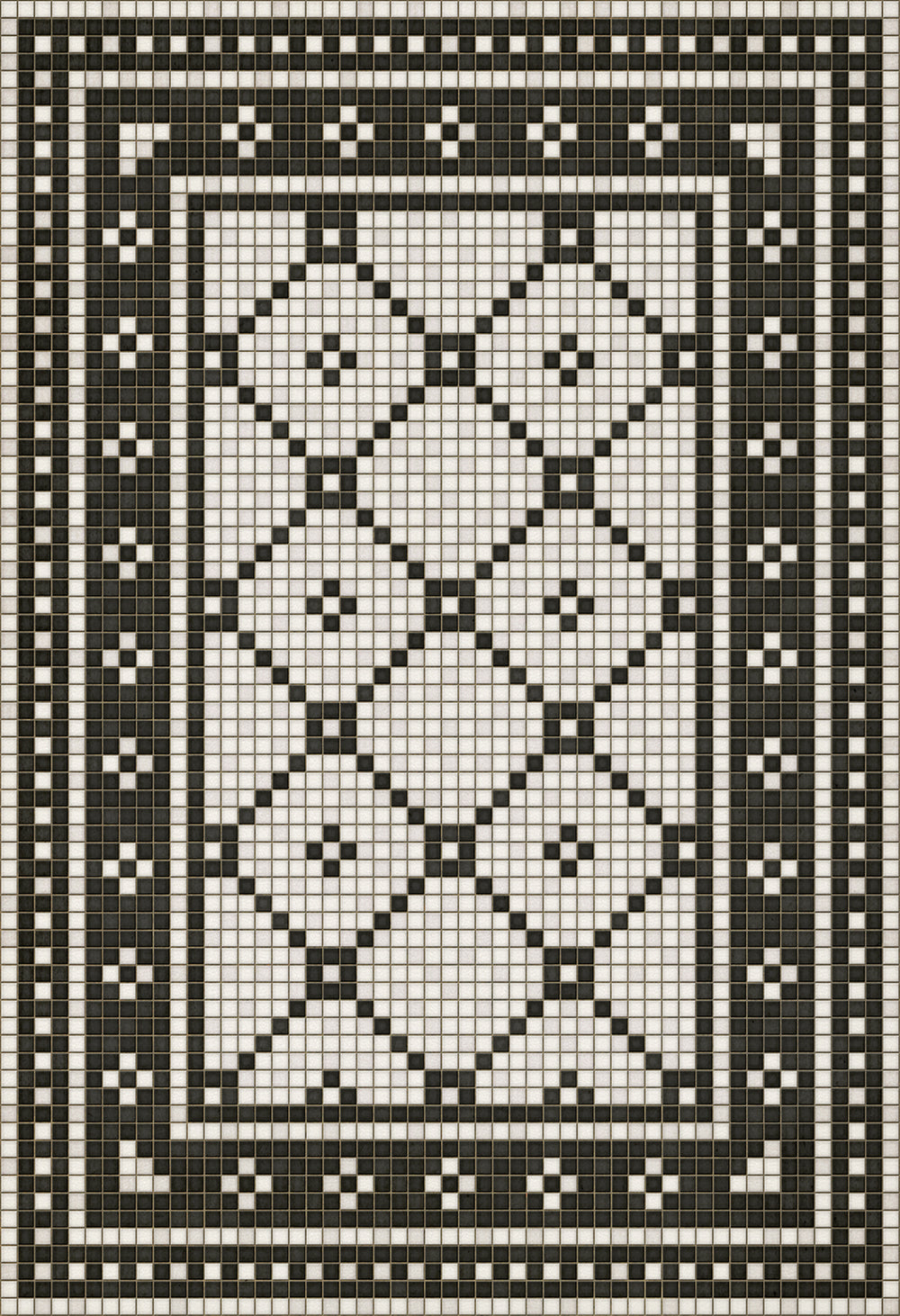 Mosaic Tile Floor Cloth