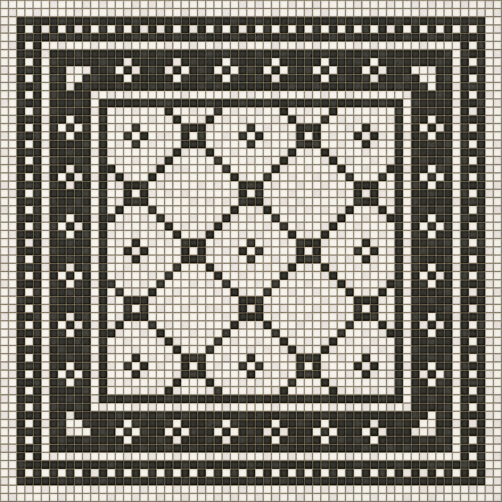 Mosaic Tile Floor Cloth