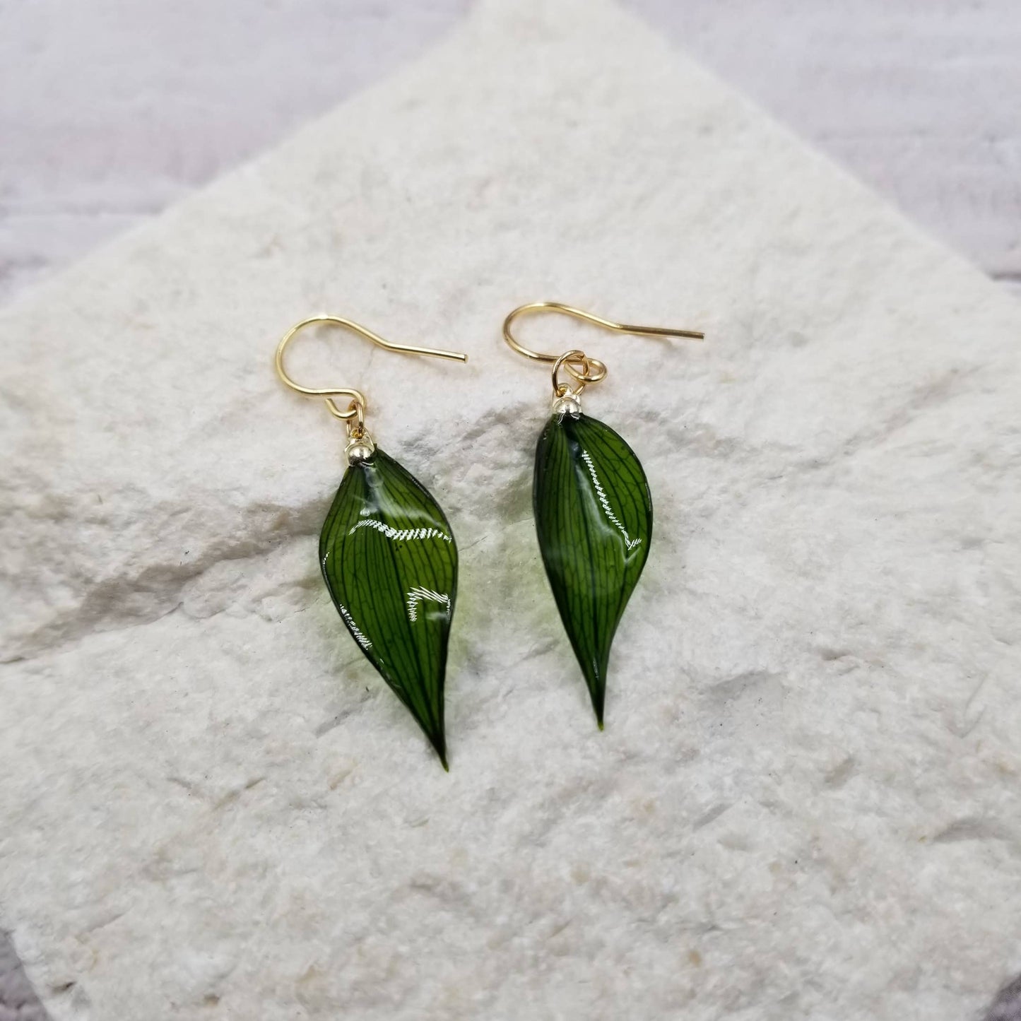 Bamboo Leaf Earrings
