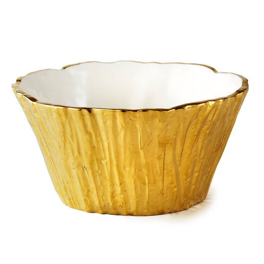 Gold Tree Bark Bowl