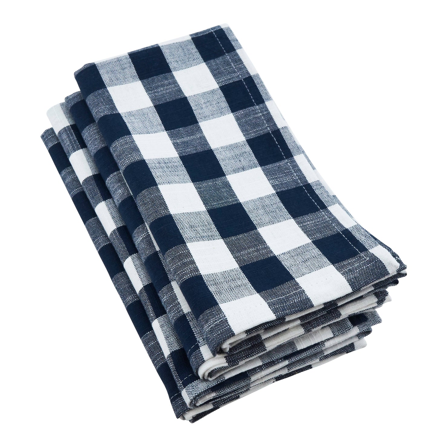 Gingham Design Napkins - Set of 4