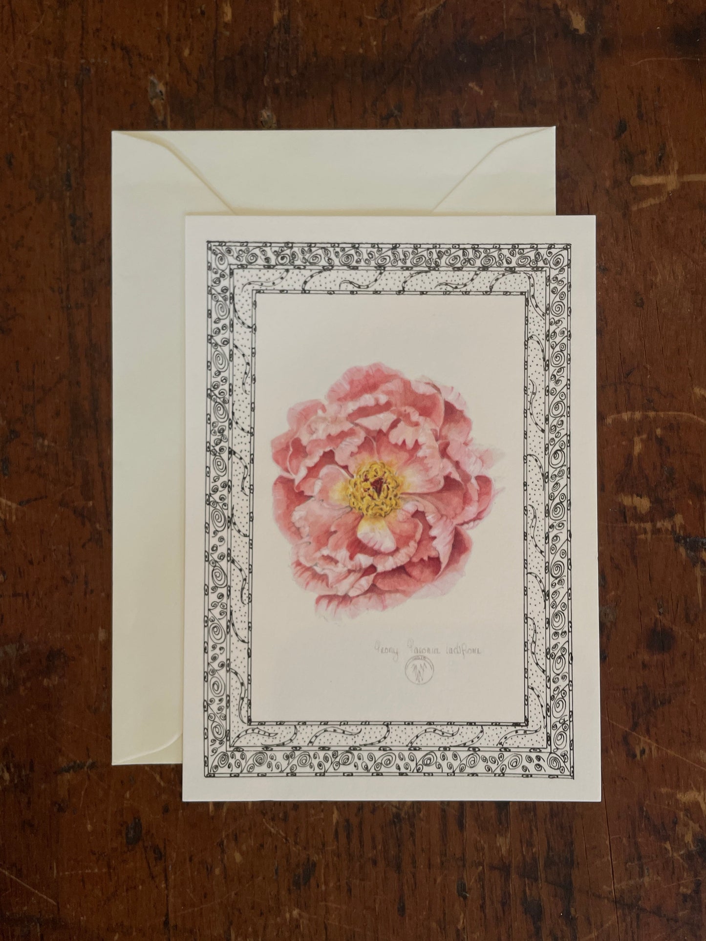 Valerie Wall Floral Notecard & Gift Tag