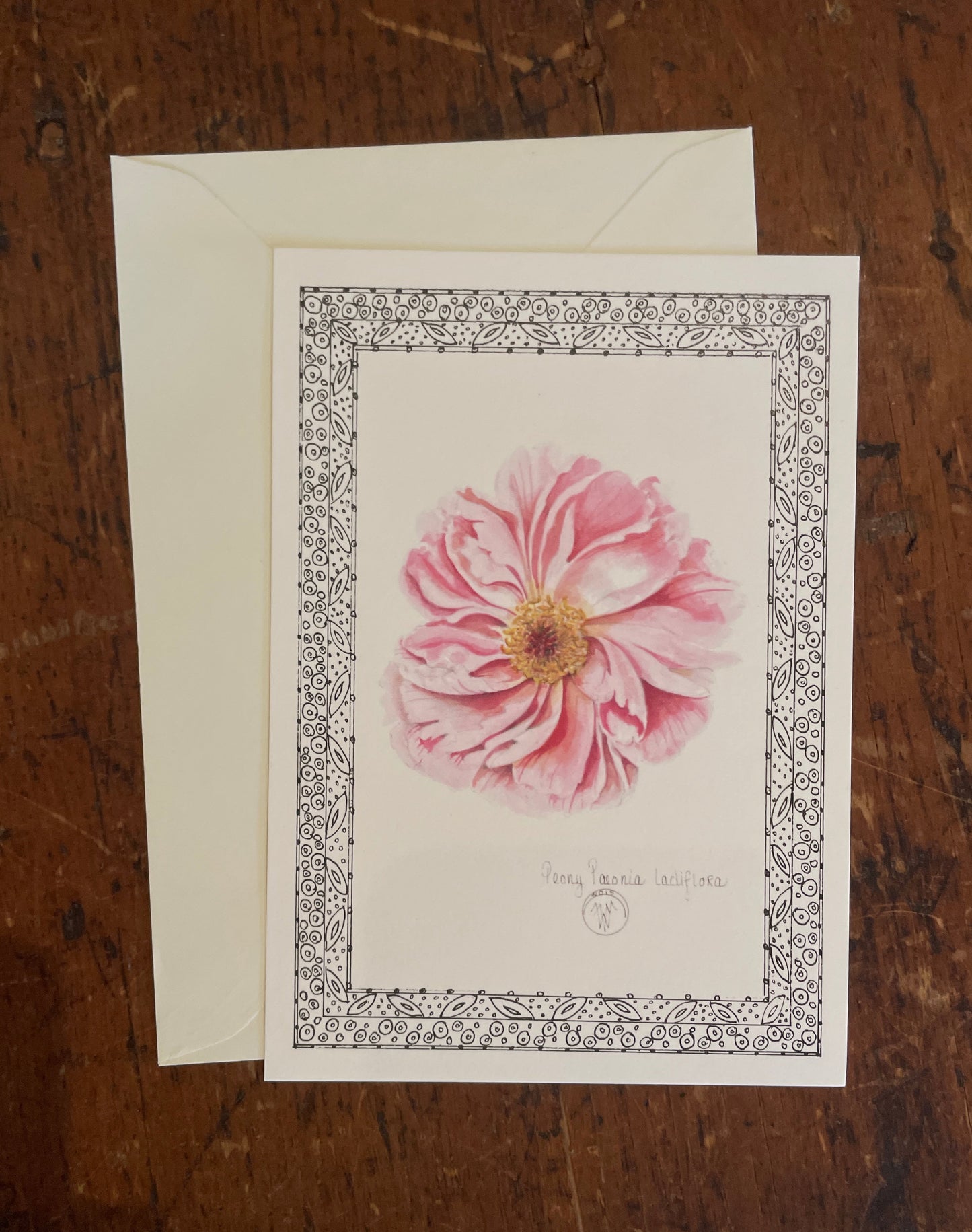 Valerie Wall Floral Notecard & Gift Tag