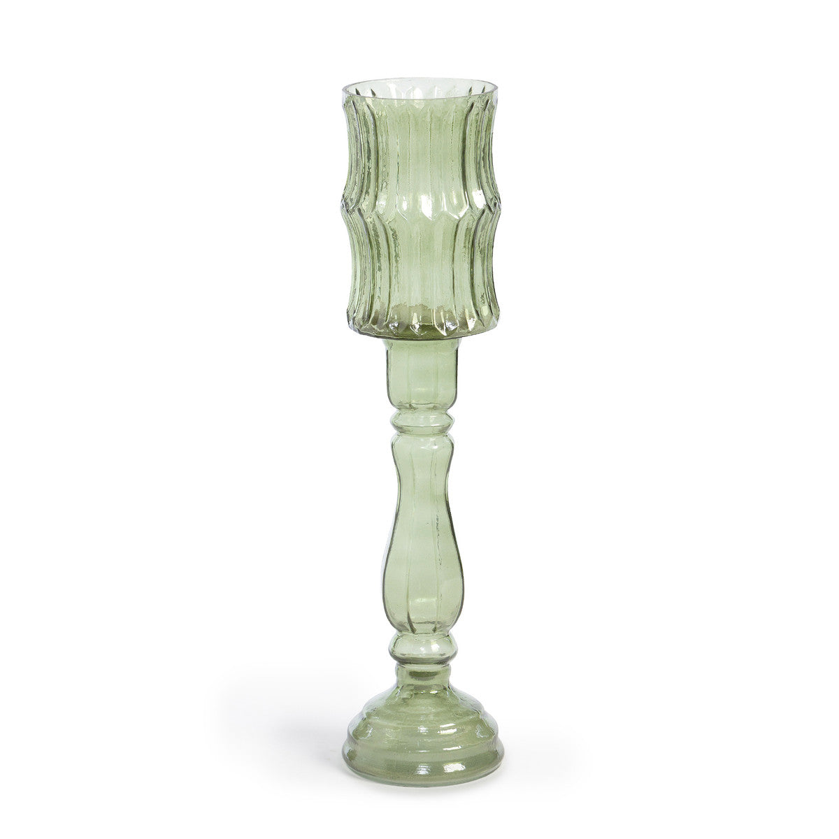 Maybelle Glass Candle Holder, Tall