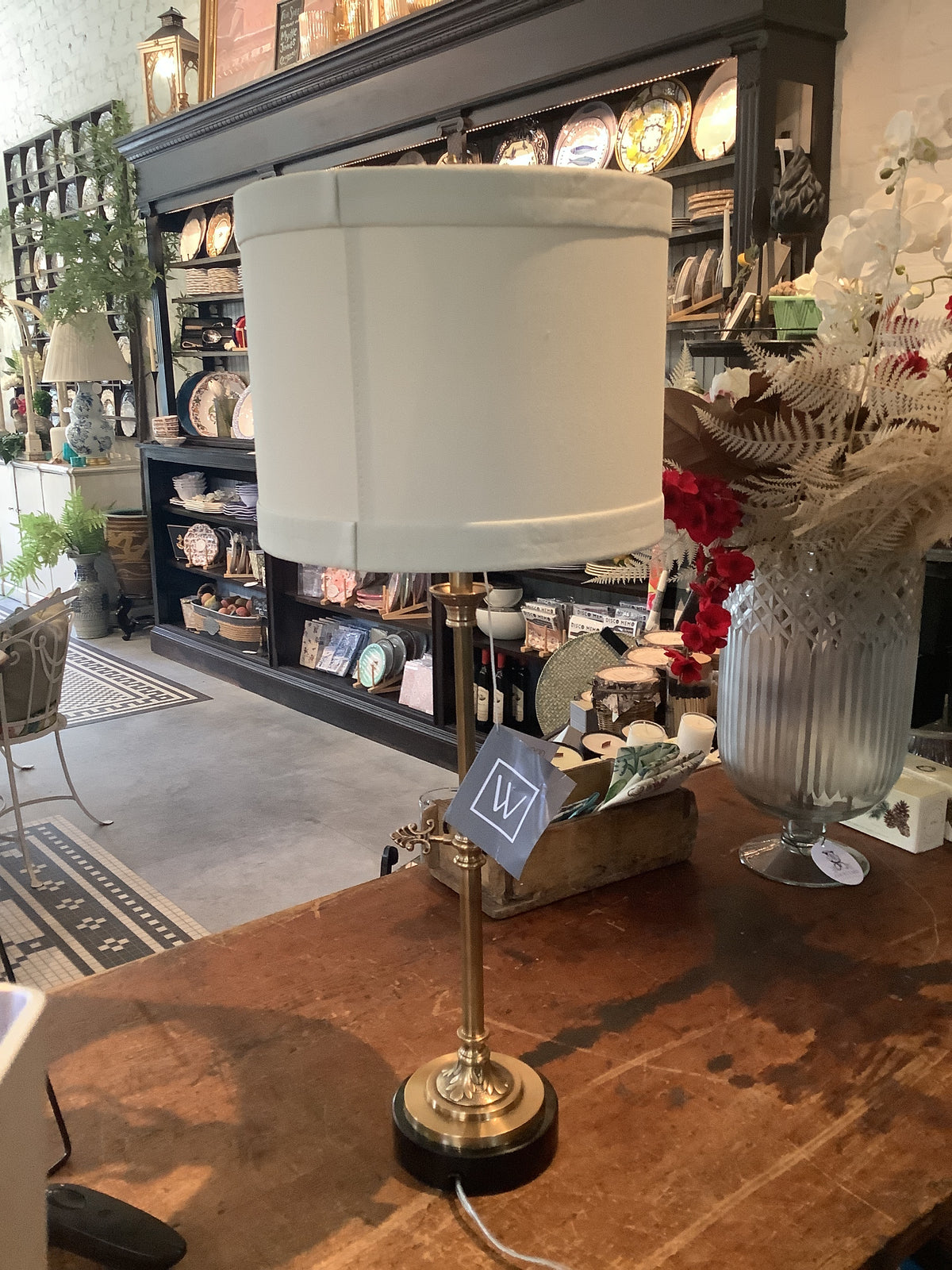 Wildwood brass lamp