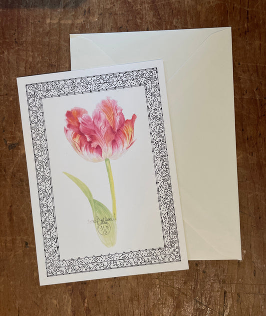 Valerie Wall Floral Notecard & Gift Tag
