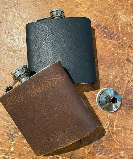 Leather Covered Flask