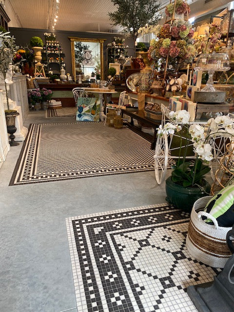 Mosaic Tile Floor Cloth