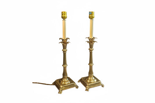 Pair of Candlestick Lamps